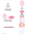 The Little Lookers Anti-Colic Glass Feeding Bottle with Silicone Sleeve | High Borosilicate Glass | BPA Free | Ultra Soft Flow Control Nipple | Leak-Proof Cap | Microwave & Dishwasher Safe | 0+ Months