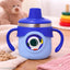 THE LITTLE LOOKERS Stainless Steel Sipper Cup for Babies & Kids | 260ml | Heat-Sensitive Nozzle Indicator | Leak-Proof & Airtight Lid | BPA-Free | Double Wall Insulated | Easy Grip Handles | Yellow