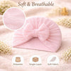 THE LITTLE LOOKERS Baby Turban Cap | Bow Knot Headwear for Newborn Boys & Girls | Soft & Cute Baby Hat | Cap for Babies | Lovely Flower Turban Cap 3-12 Months
