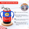 THE LITTLE LOOKERS Sipper for kids 300ml | Stainless Steel Hot & Cold Sipper Bottle for Baby | Rust-Proof | Travelling Water Bottle | Ideal Sipper Water Bottle for School Kids | Sipper with Handle