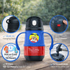 THE LITTLE LOOKERS Sipper for kids 300ml | Stainless Steel Hot & Cold Sipper Bottle for Baby | Rust-Proof | Travelling Water Bottle | Ideal Sipper Water Bottle for School Kids | Sipper with Handle