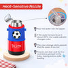 THE LITTLE LOOKERS Sipper for Kids 350ml | Stainless Steel Hot & Cold Sipper Bottle for Baby | Rust-Proof | Travelling Water Bottle | Ideal Sipper Water Bottle for School Kids | Sipper with Strap