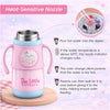 THE LITTLE LOOKERS Sipper for Kids 300ml | Stainless Steel Hot & Cold Sipper Bottle for Baby | Rust-Proof | Travelling Water Bottle | Ideal Sipper Water Bottle for School Kids | Sipper with Handle