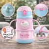 THE LITTLE LOOKERS Sipper for Kids 300ml | Stainless Steel Hot & Cold Sipper Bottle for Baby | Rust-Proof | Travelling Water Bottle | Ideal Sipper Water Bottle for School Kids | Sipper with Handle