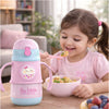 THE LITTLE LOOKERS Sipper for Kids 300ml | Stainless Steel Hot & Cold Sipper Bottle for Baby | Rust-Proof | Travelling Water Bottle | Ideal Sipper Water Bottle for School Kids | Sipper with Handle