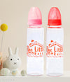 The Little Lookers Anti-Colic Glass Feeding Bottle with Silicone Sleeve | High Borosilicate Glass | BPA Free | Ultra Soft Flow Control Nipple | Leak-Proof Cap | Microwave & Dishwasher Safe | 0+ Months ( Pack of 2)
