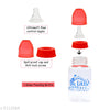 The Little Lookers Anti-Colic Glass Feeding Bottle with Silicone Sleeve | High Borosilicate Glass | BPA Free | Ultra Soft Flow Control Nipple | Leak-Proof Cap | Microwave & Dishwasher Safe | 0+ Months ( Pack of 2)
