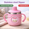 THE LITTLE LOOKERS Sipper Bottle/Sippy Cup for Babies/Kids | Nozzle Indicator | Spill-Resistant | Sipper with Straw | BPA-Free | Easy Grip Cup | Toddler & Kids Milk Cup