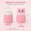 THE LITTLE LOOKERS Portable Baby Skin Care Baby Powder Puff with Box Holder Container for New Born and Kids for Baby Face and Body