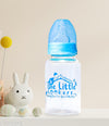 The Little Lookers Anti-Colic Glass Feeding Bottle with Silicone Sleeve | High Borosilicate Glass | BPA Free | Ultra Soft Flow Control Nipple | Leak-Proof Cap | Microwave & Dishwasher Safe | 0+ Months
