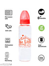 The Little Lookers Anti-Colic Glass Feeding Bottle with Silicone Sleeve | High Borosilicate Glass | BPA Free | Ultra Soft Flow Control Nipple | Leak-Proof Cap | Microwave & Dishwasher Safe | 0+ Months ( Pack of 2)
