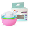 THE LITTLE LOOKERS Portable Baby Skin Care Baby Powder Puff with Box Holder Container for New Born and Kids for Baby Face and Body