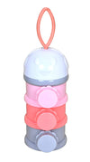 The Little Lookers Portable Baby Formula Dispenser| BPA Free Milk Powder Container for Infants Toddler| 3 Compartment Front Open Formula Food Fruit Storage