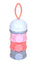 The Little Lookers Portable Baby Formula Dispenser| BPA Free Milk Powder Container for Infants Toddler| 3 Compartment Front Open Formula Food Fruit Storage