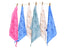 THE LITTLE LOOKERS 6-Piece Soft Terry Cotton Hankeys/Washcloth/Face Towels for Newborn Babies/Infants