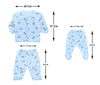 THE LITTLE LOOKERS Top & Pyjama Suit/Warm Suit/Night Suit/Woollen Suit for New Born Babies/Boys/Girls/Infants (0-3 Months)