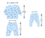 THE LITTLE LOOKERS Top & Pyjama Suit/Warm Suit/Night Suit/Woollen Suit for New Born Babies/Boys/Girls/Infants (0-3 Months)
