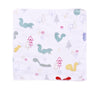 THE LITTLE LOOKERS 12-Piece Soft Organic Cotton Muslin Newborn Face Towels/Washcloths in Cute Random Prints