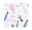 THE LITTLE LOOKERS 12-Piece Soft Organic Cotton Muslin Newborn Face Towels/Washcloths in Cute Random Prints