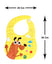 THE LITTLE LOOKERS Waterproof Washable Plastic Printed Baby Bib Apron/Double Layered PVC for Fast Drying with Hook & Loop Closure| Cute Prints for Babies/Infants