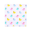 THE LITTLE LOOKERS 12-Piece Soft Organic Cotton Muslin Newborn Face Towels/Washcloths in Cute Random Prints