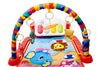 THE LITTLE LOOKERS Kick & Play Gym with Cozy Mat, Piano, & Attractive Cute Hanging Toys|Multi Function Fitness Rack with Music & Lights for Babies/Infants/Toddlers| Age- 0 Months+ (Pink)