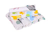 THE LITTLE LOOKERS 12-Piece Soft Organic Cotton Muslin Newborn Face Towels/Washcloths in Cute Random Prints