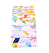THE LITTLE LOOKERS 12-Piece Soft Organic Cotton Muslin Newborn Face Towels/Washcloths in Cute Random Prints