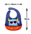 THE LITTLE LOOKERS Silicone Feeding Bib with Adjustable Strap, Waterproof, Easy to wash, Stain Proof | BPA Free/Soft Material Bibs with Tray/Food Catcher