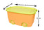 THE LITTLE LOOKERS Multipurpose Organizer/ Storage Box Container with Latching handles, Lid & Wheels for Kids| Sturdy Portable Toy/ Stationary/ Clothes/ Books Trolley in Fun Colors