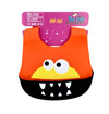 THE LITTLE LOOKERS Silicone Feeding Bib with Adjustable Strap, Waterproof, Easy to wash, Stain Proof | BPA Free/Soft Material Bibs with Tray/Food Catcher