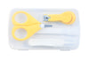 THE LITTLE LOOKERS Baby Scissors and Nail Clipper set/4-In-1 Baby Grooming Kit in Plastic Box Packing