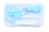 THE LITTLE LOOKERS Baby Scissors and Nail Clipper set/4-In-1 Baby Grooming Kit in Plastic Box Packing