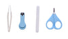 THE LITTLE LOOKERS Baby Scissors and Nail Clipper set/4-In-1 Baby Grooming Kit in Plastic Box Packing