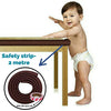 THE LITTLE LOOKERS Baby Proofing 2 metre L-Shaped Edge Guards Roll | Child Safety Edge Protectors | Safety Accessories with Adhesive Tape for Babies/Kids/Children