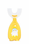 THE LITTLE LOOKERS 360° U-Shaped Baby Toothbrush with Food Grade Silicone Head | 100% BPA Free, Soft Bristles & Easy Grip for Babies & Kids (Pack of 1 )