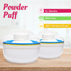 THE LITTLE LOOKERS Portable Baby Skin Care Baby Powder Puff with Box Holder Container for New Born and Kids for Baby Face and Body
