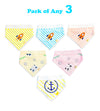 The Little Lookers Baby Bandana Bibs with Adjustable Tich Button| (0-3 years)