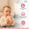 THE LITTLE LOOKERS Baby Silicone Teether | BPA-Free Soft Teething Toy for 3+ Months Baby/Infants/Kids – Safe, Food-Grade & Easy to Clean
