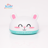 THE LITTLE LOOKERS Cartoon Soap Case Bathtub Soap Box, Soap Dish Holder for Kids, Bathroom Soap Stand, Soap Stand with Cover (Bunny)