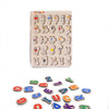 TOYPENTER Wooden Learning Educational Board for Kids, Puzzle Toys for 2 Years Old Boys & Girls - Combo Pack (Alphabets & Numbers) (ABC & 123)