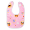 THE LITTLE LOOKERS® Baby Button Bibs/Apron Cute Overall Print with Tich Button| Soft Cotton Fabric with PVC on Back/Quick Absorption & Fast Drying for Babies/Newborns/ Infants
