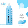 The Little Lookers High Borosilicate Glass Feeding Bottle for Baby/Feeder for Newborn | Super Soft Flow Control & Anti Colic Nipple for Infants/Toddlers