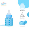 The Little Lookers High Borosilicate Glass Feeding Bottle for Baby/Feeder for Newborn | Super Soft Flow Control & Anti Colic Nipple for Infants/Toddlers