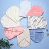 THE LITTLE LOOKERS 8-Piece Hosiery Soft Cotton Newborn Face Towels/Napkins for New Born Babies/Infants-Prints & Color May Very
