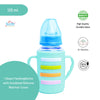 The Little Lookers High Borosilicate Glass Feeding Bottle with Handle Silicon Cover for Baby/Feeder for Newborn | Super Soft Flow Control & Anti Colic Nipple for Infants/Toddlers