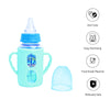 The Little Lookers High Borosilicate Glass Feeding Bottle with Handle Silicon Cover for Baby/Feeder for Newborn | Super Soft Flow Control & Anti Colic Nipple for Infants/Toddlers