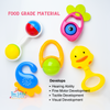 THE LITTLE LOOKERS Colorful Cute Attractive BPA Free Activity Rattles and Teethers for Infants/Babies/Kids/Toddlers | Set of 5