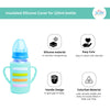 The Little Lookers High Borosilicate Glass Feeding Bottle with Handle Silicon Cover for Baby/Feeder for Newborn | Super Soft Flow Control & Anti Colic Nipple for Infants/Toddlers