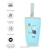 THE LITTLE LOOKERS Cute Animated Patterned Soft Stretchable Baby Feeding Bottle Cover with Easy to Hold Strap for 120ml, 150ml, 240ml